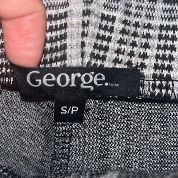 George Gray & Black Plaid Checkered Dress Pants Size Small (Skinny Leg) NWOT $30 - Picture 9 of 11